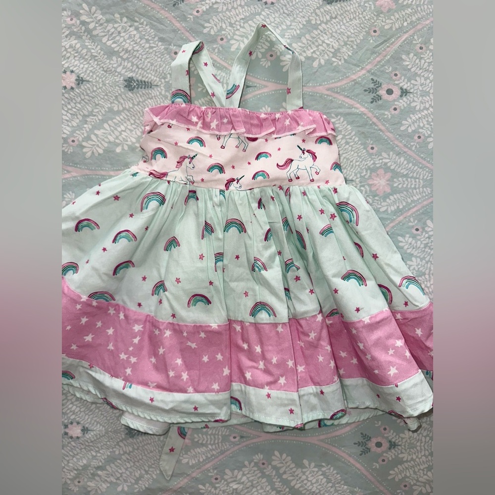 Unicorn and Rainbow Dress